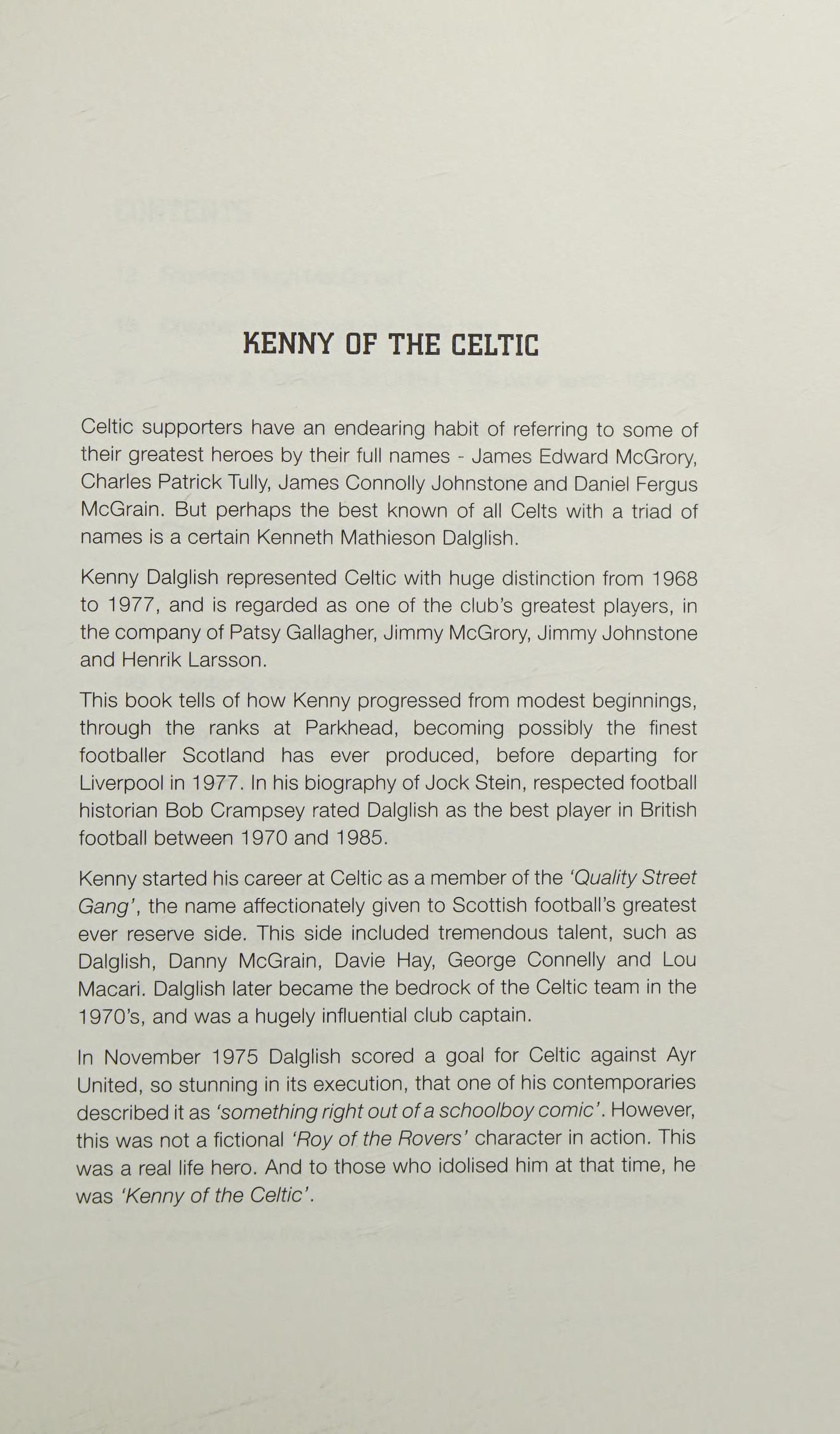 Kenny of the Celtic