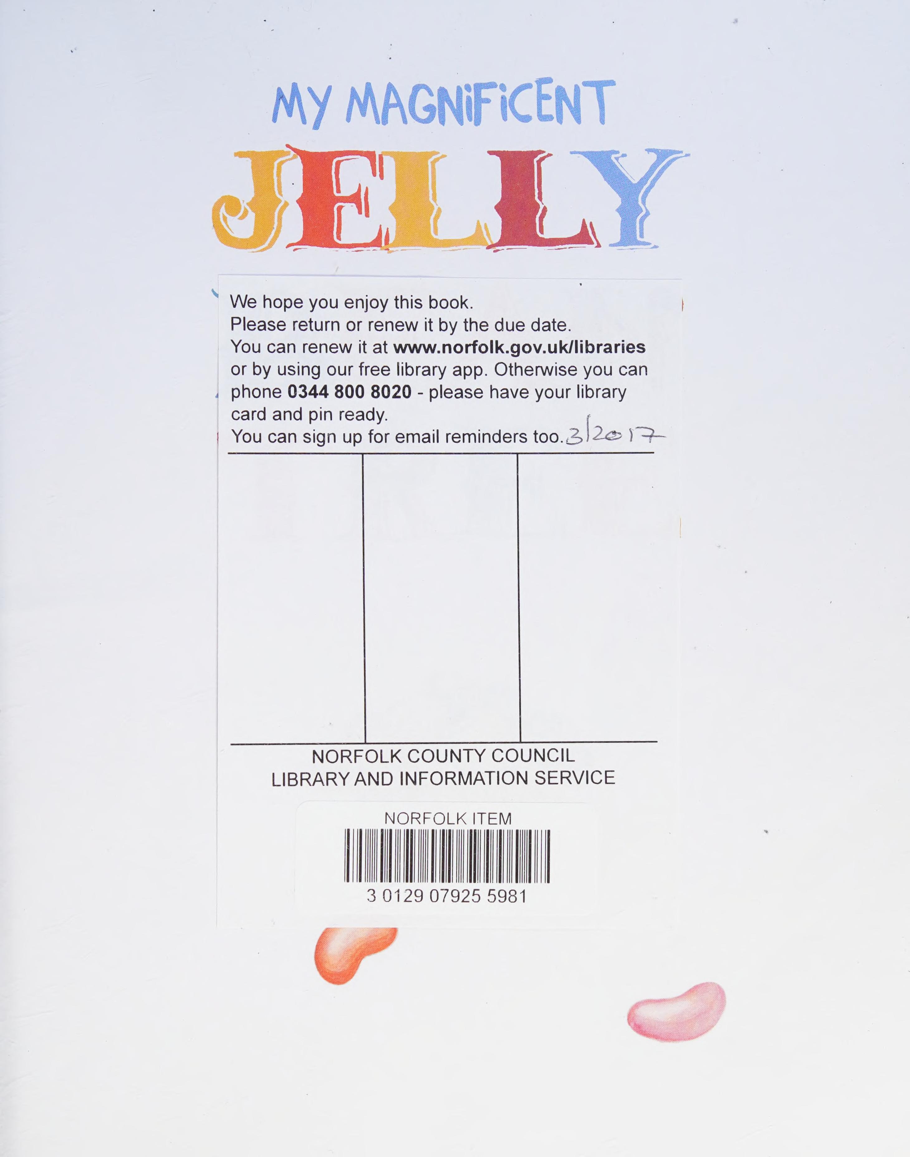 My Magnificent Jelly Bean Tree