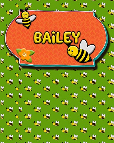 Handwriting Practice 120 Page Honey Bee Book Bailey