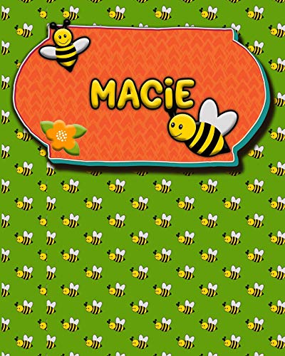 Handwriting Practice 120 Page Honey Bee Book Macie