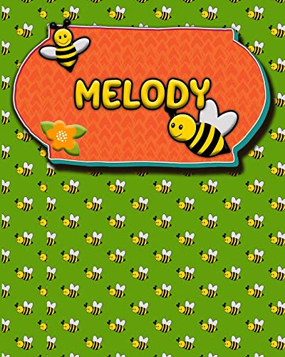 Handwriting Practice 120 Page Honey Bee Book Melody