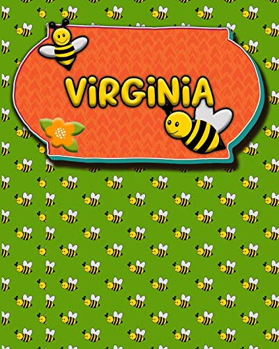 Handwriting Practice 120 Page Honey Bee Book Virginia