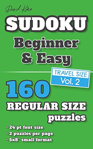 David Karn Sudoku – Beginner & Easy Vol 2
