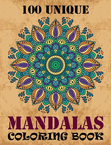 100 Unique Mandala Coloring Book