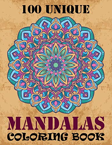 100 Unique Mandalas Coloring Book
