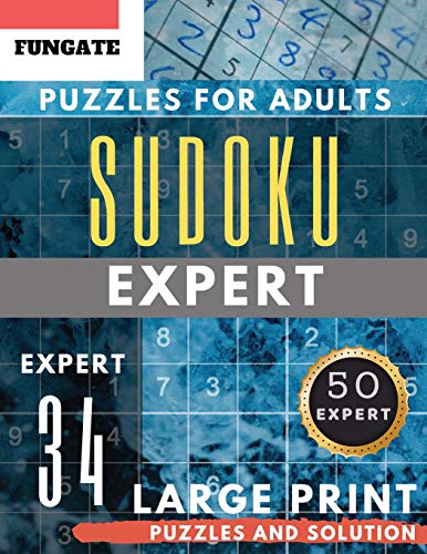 Sudoku Expert Puzzles for Adults Large Print