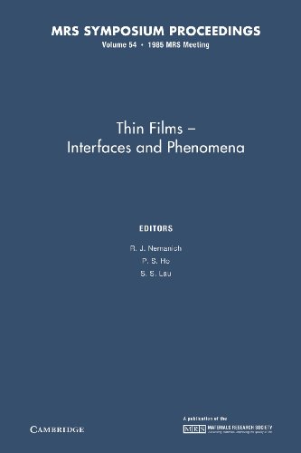 Thin Films Vol. 54