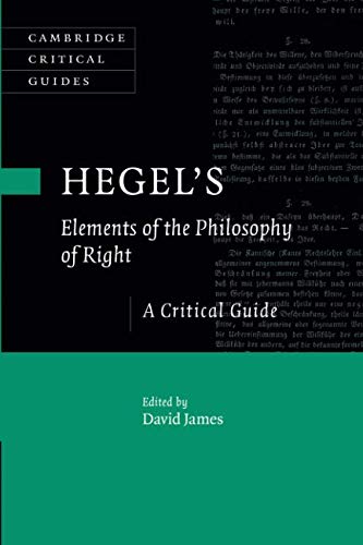 Hegel's Elements of the Philosophy of Right