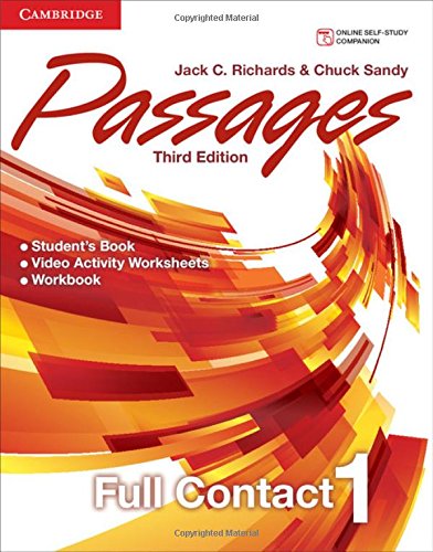 Passages Student's Book + Workbook + Video Activity Worksheets, Full Contact Version, Level 1