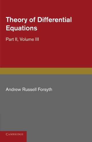 Theory Of Differential Equations