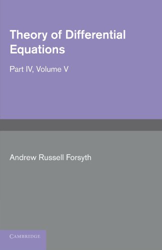 Theory Of Differential Equations