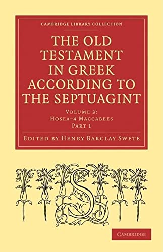 Old Testament in Greek According to the Septuagint