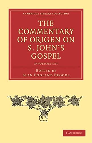 The Commentary Of Origen On S. John'S Gospel 2 Volume Set