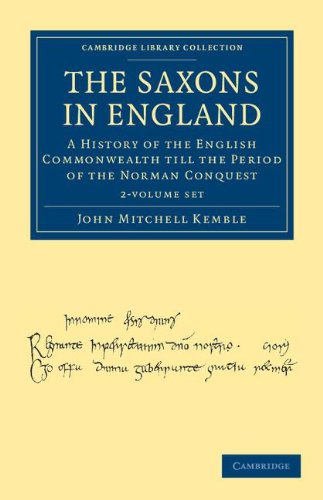 The Saxons in England 2 Volume Set