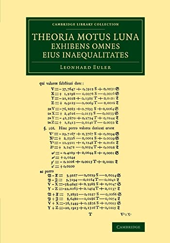Theoria Motus Lunae Exhibens Omnes Eius Inaequalitates
