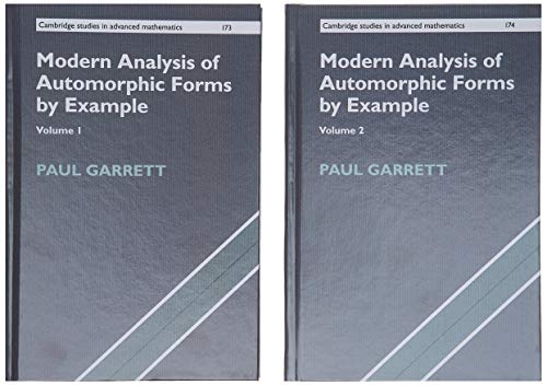 Modern Analysis Of Automorphic Forms By Example 2 Hardback Book Set
