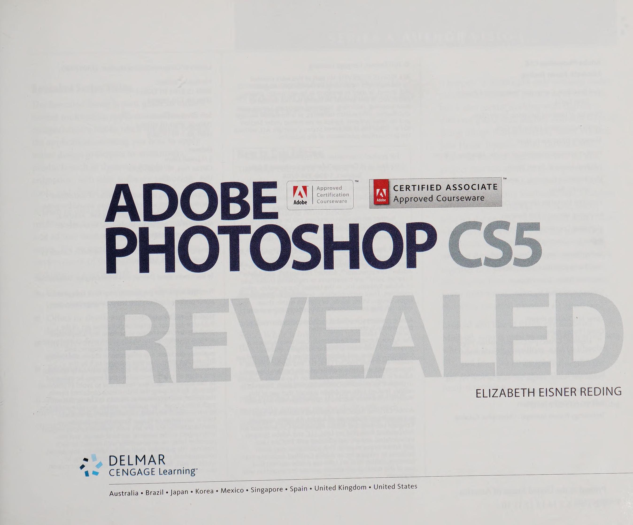 Adobe Photoshop CS5 Revealed