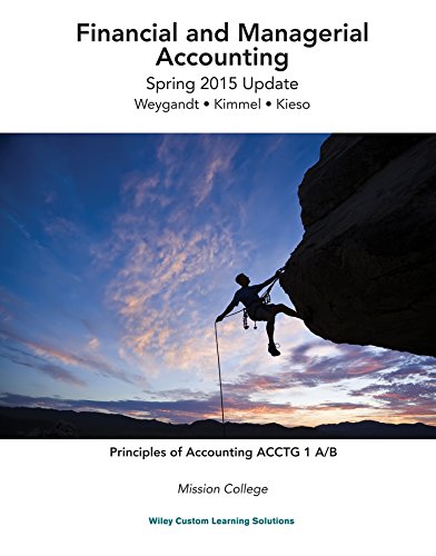 Financial and Managerial Accounting