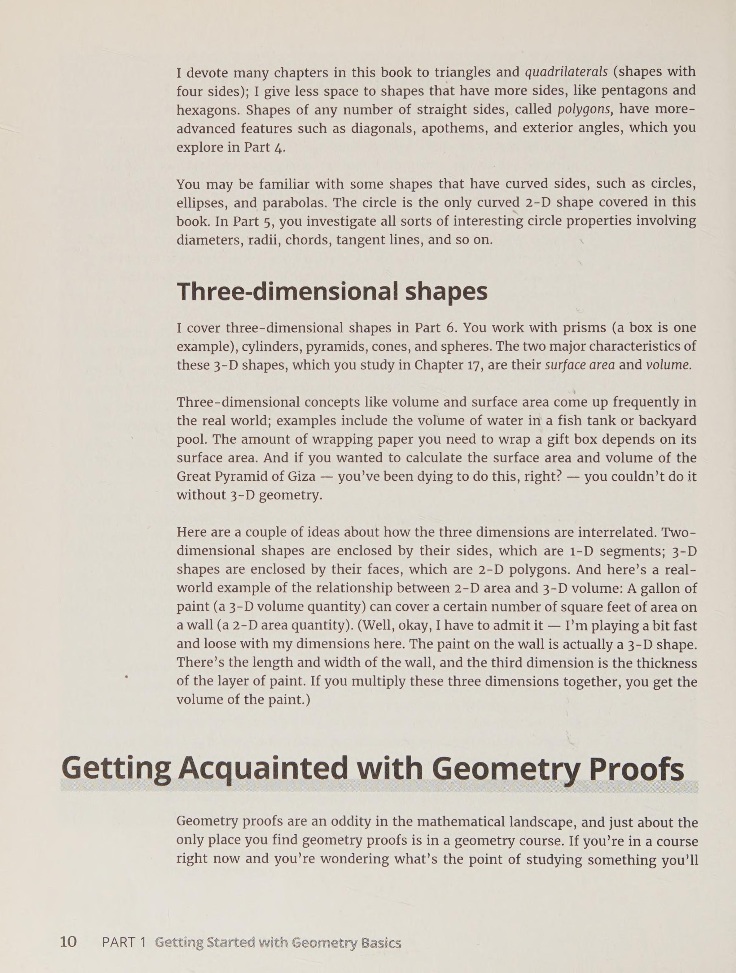 Geometry for Dummies