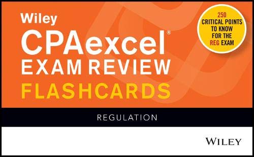 Wiley CPAexcel Exam Review 2020 Flashcards