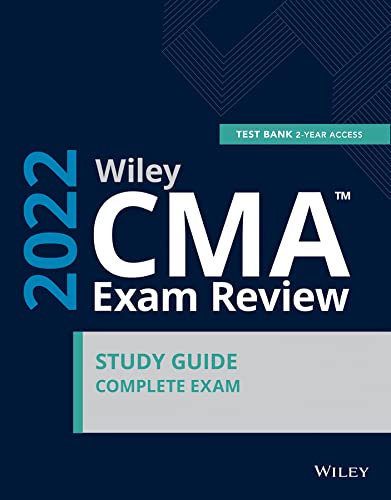 Wiley CMA™ Exam Study Guide and Online Test Bank 2022