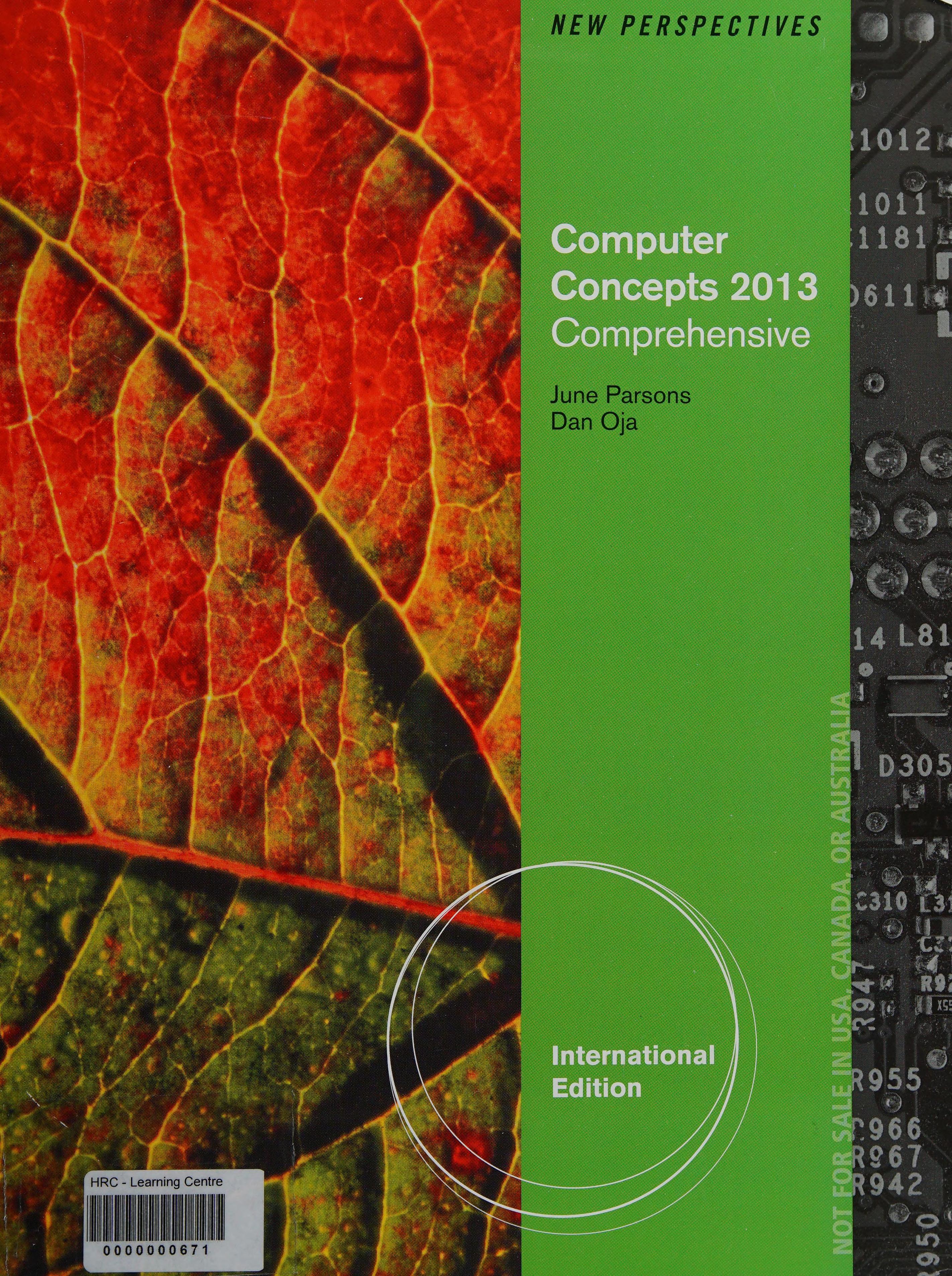 New Perspectives on Computer Concepts 2013