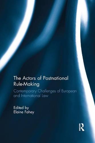 Actors of Postnational Rule Making