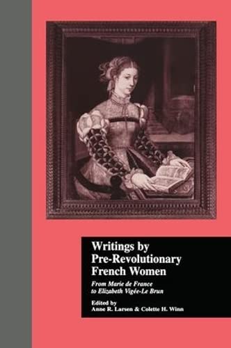 Writings by Pre Revolutionary French Women
