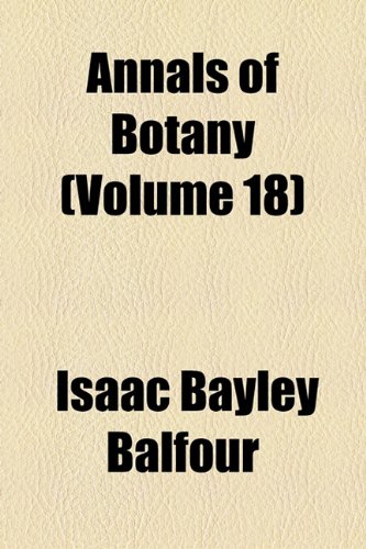 Annals Of Botany (Volume 18)