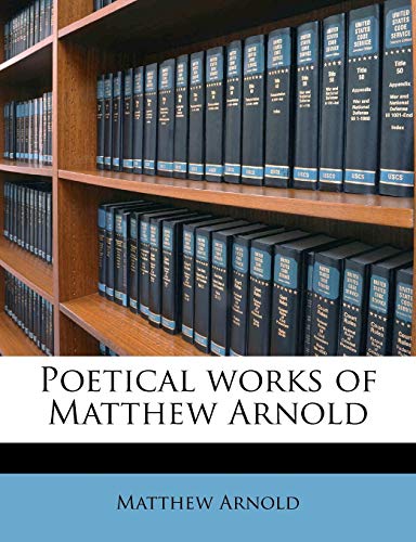 Poetical Works of Matthew Arnold