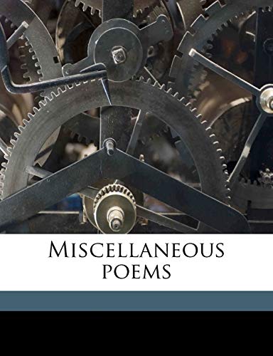 Miscellaneous Poems