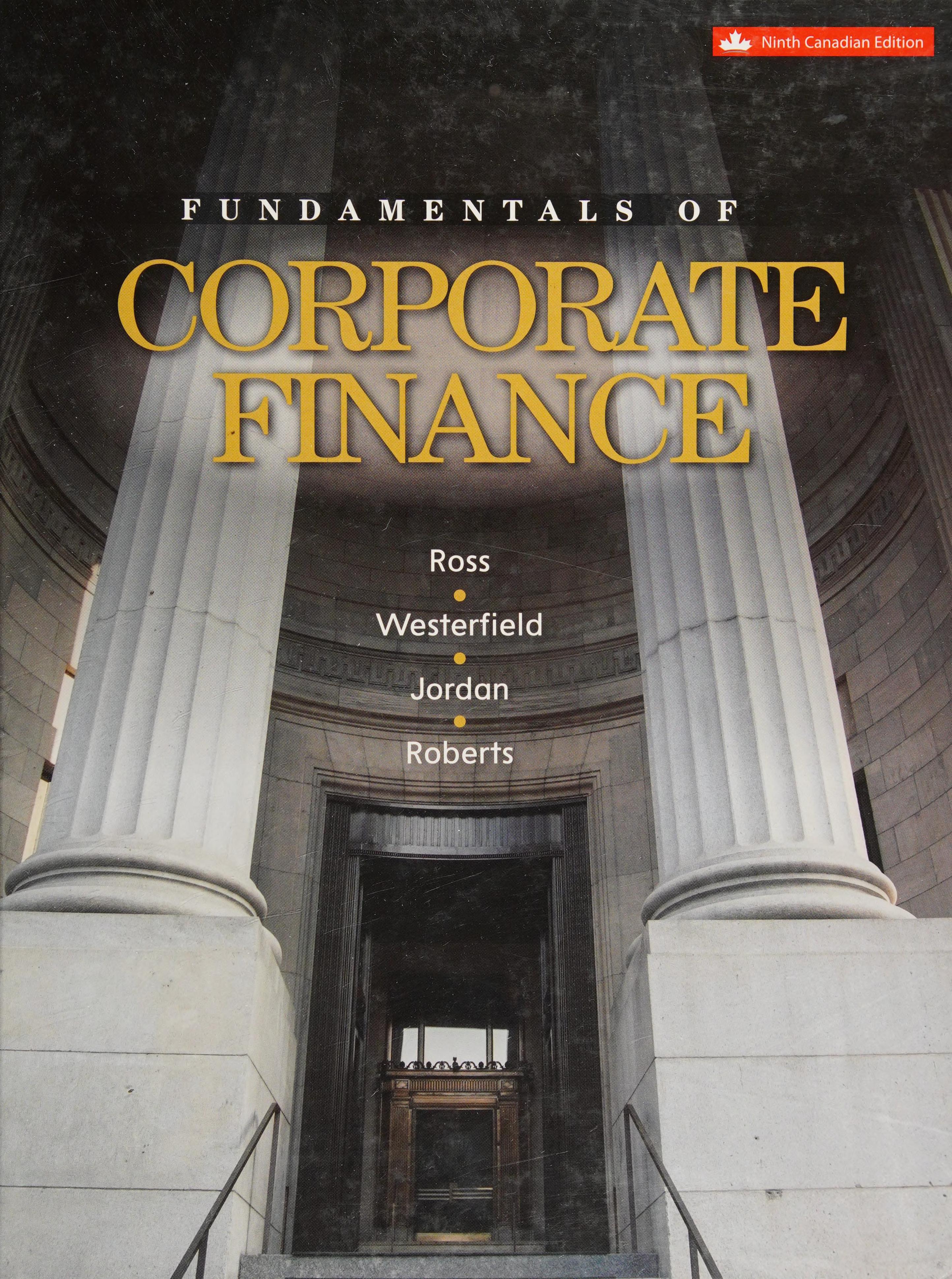 Fundamentals Of Corporate Finance