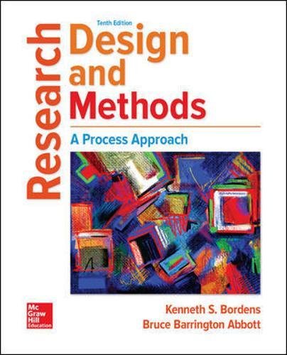 Research Design And Methods: A Process Approach