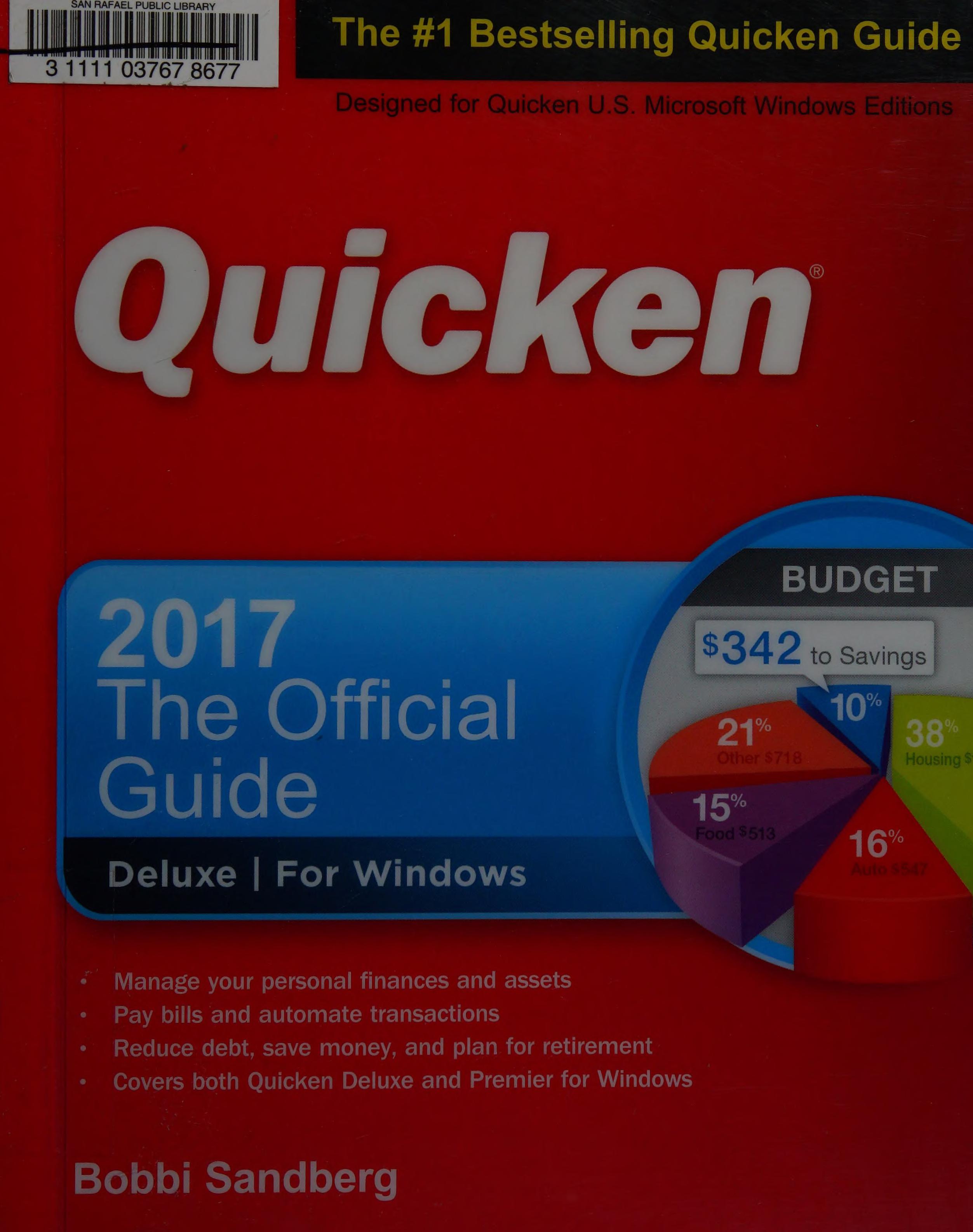 Quicken 2017 The Official Guide