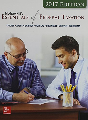 GEN COMBO MCGRAW-HILLS ESSENTIALS OF FEDERAL TAXATION 2017; CONNECT ACCESS CARD