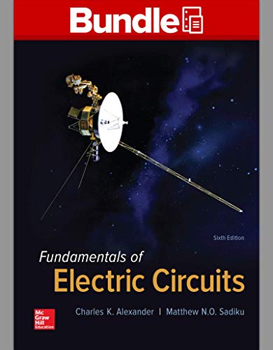Package: Loose Leaf For Fundamentals Of Electric Circuits With 2 Semester Connect Access Card