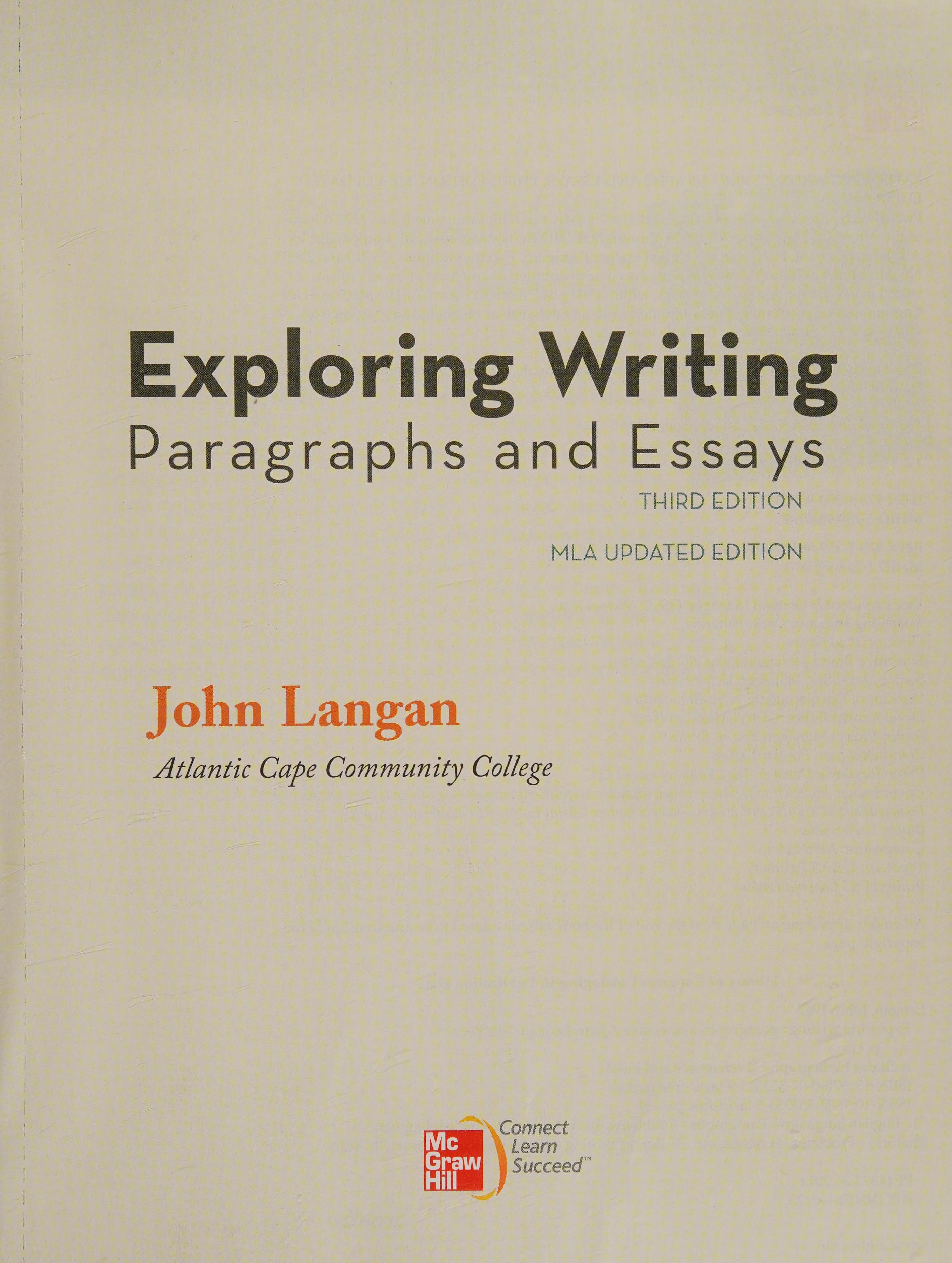 Exploring Writing