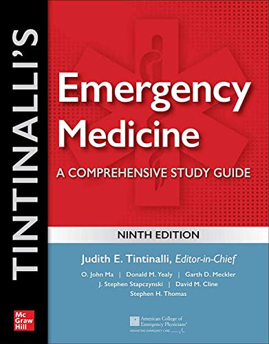Tintinalli'S Emergency Medicine: A Comprehensive Study Guide, 9th Edition
