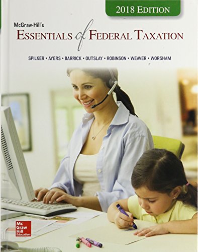 GEN COMBO MCGRAW-HILLS ESSENTIALS OF FEDERAL TAXATION 2018; CONNECT ACCESS CARD