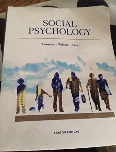 Social Psychology,Custom Edition