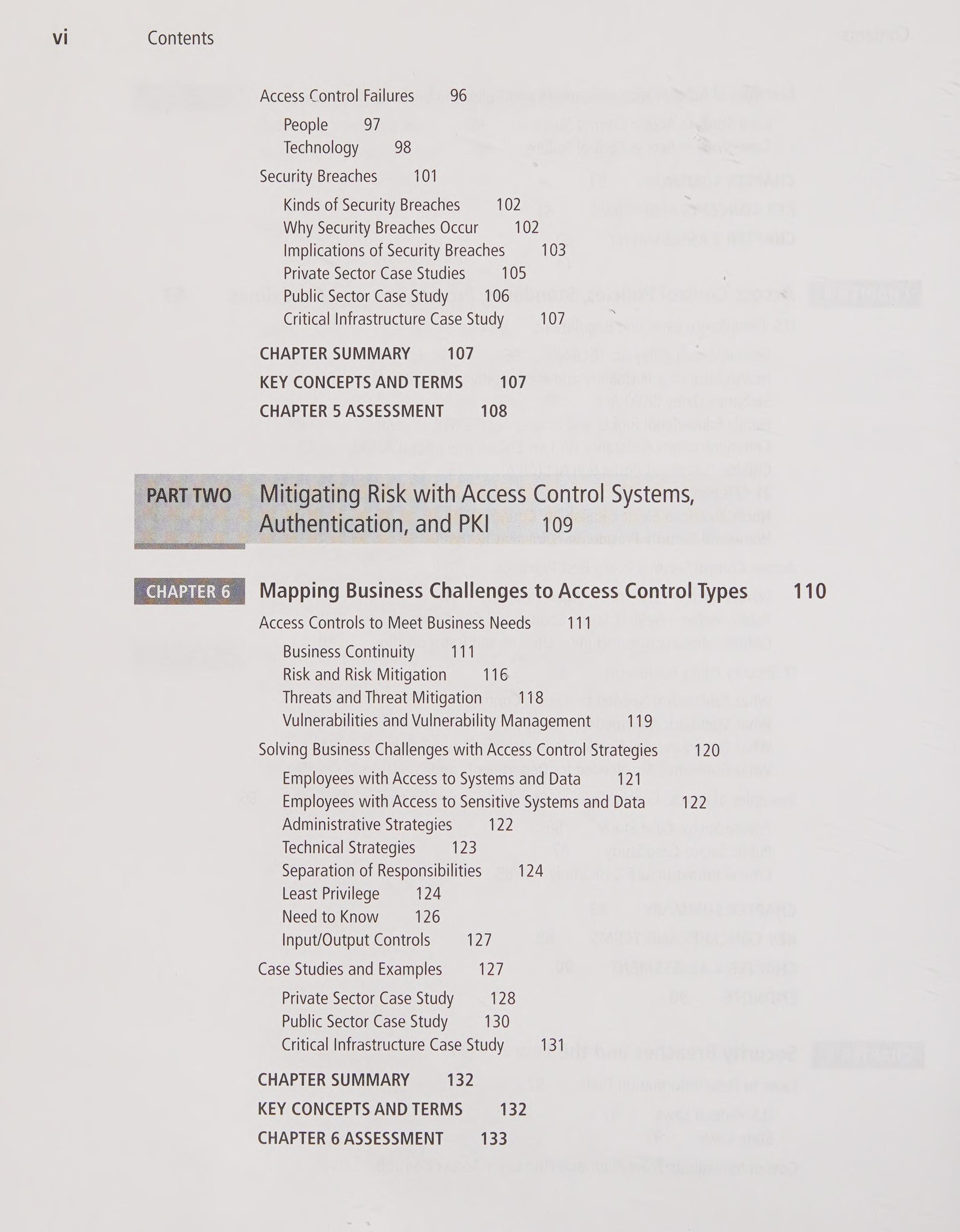 Access Control, Authentication, And Public Key Infrastructure: Print Bundle