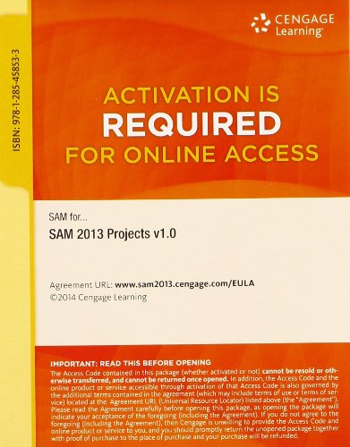 SAM 2013 Projects V1.0 Printed Access Card