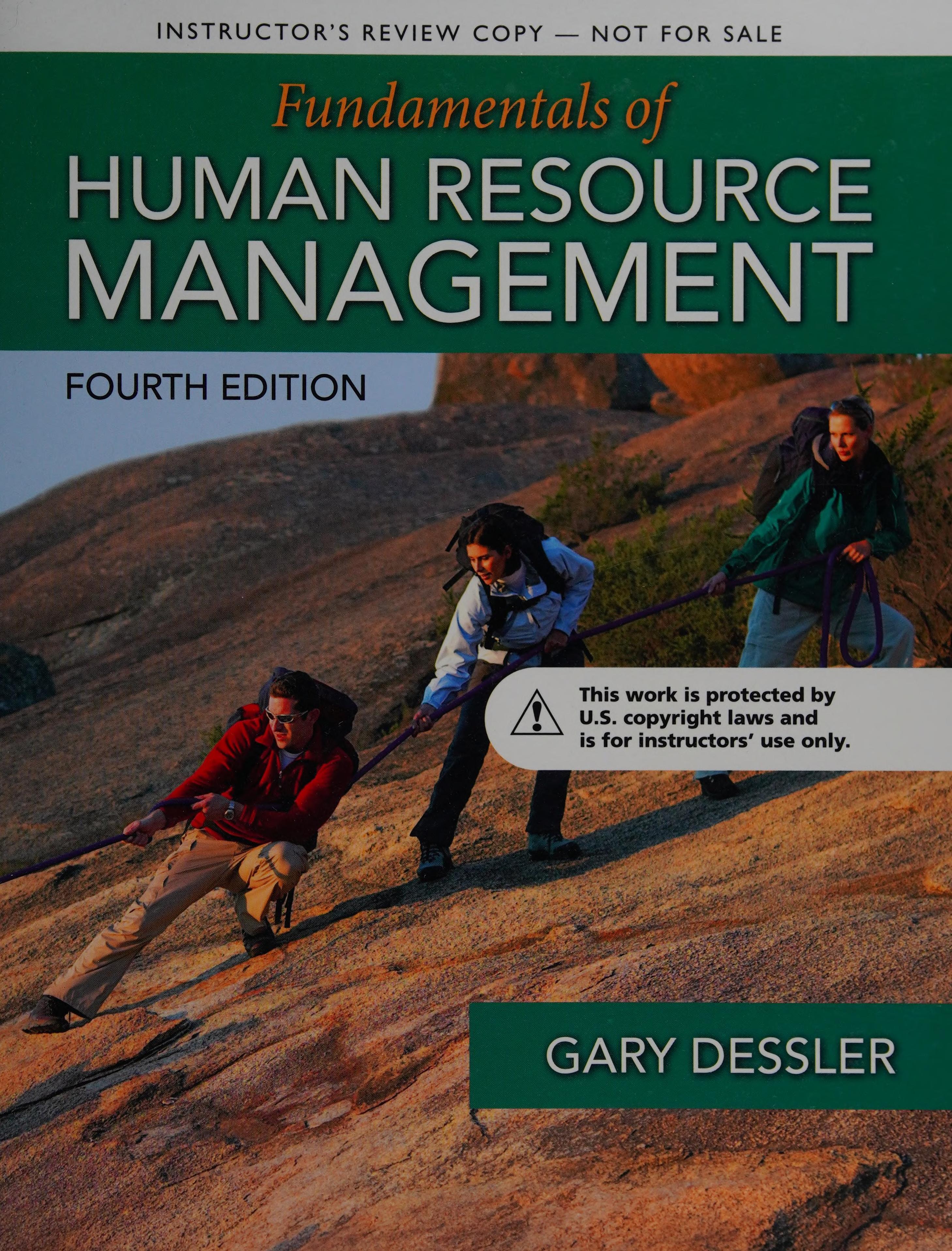 Fundamentals of Human Resource Management, Global Edition