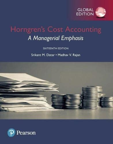 Horngren s Cost Accounting