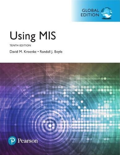 Using MIS Plus Pearson Mylab MIS With Pearson EText, Global Edition