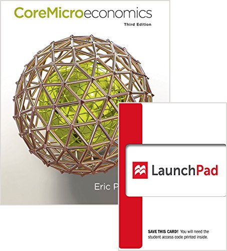 Core Microeconomics 3e & LaunchPad