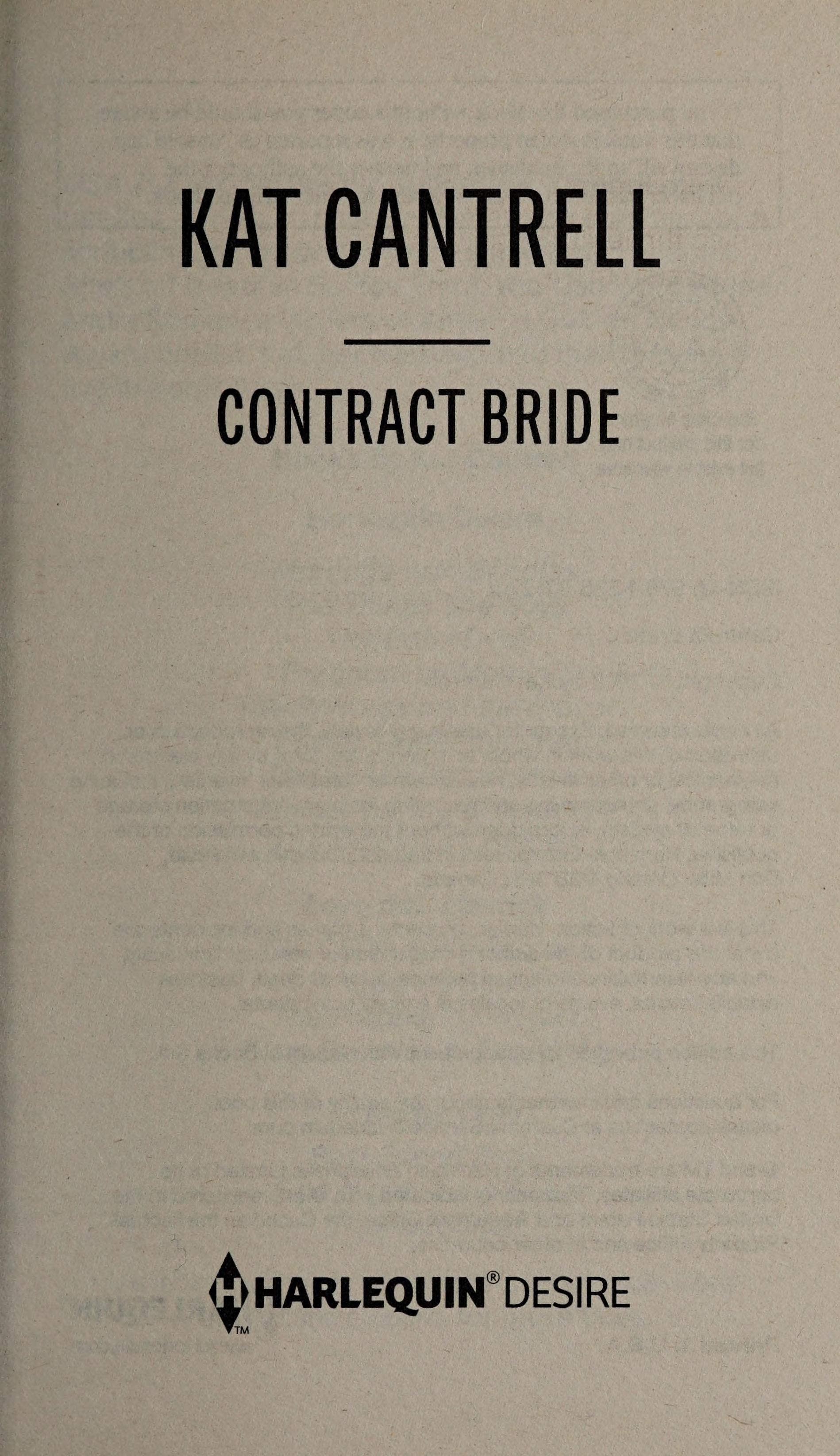 Contract Bride