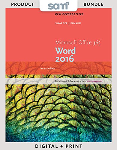 Bundle : New Perspectives Microsoft Office 365 and Word 2016