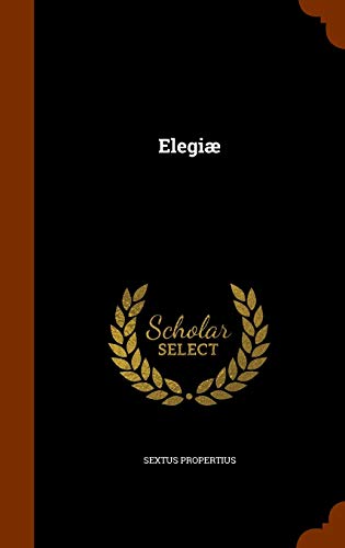 Elegiæ