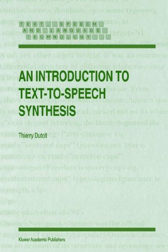 An Introduction to Text to Speech Synthesis Text Speech Language Technology